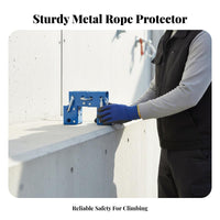 Climbing Rope Edge Protector Resilient Rock Climbing Edge Protector Heavy Duty Segmented Rope Protector for Climbers, Cavers, Rappelling, Canyoneering