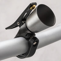 Water-Resistant Bike Bell with Clamp Mount Compact Manual Sound Bike Bell Easy to Install Slim for Commuters, Kids, Commuter Bikes