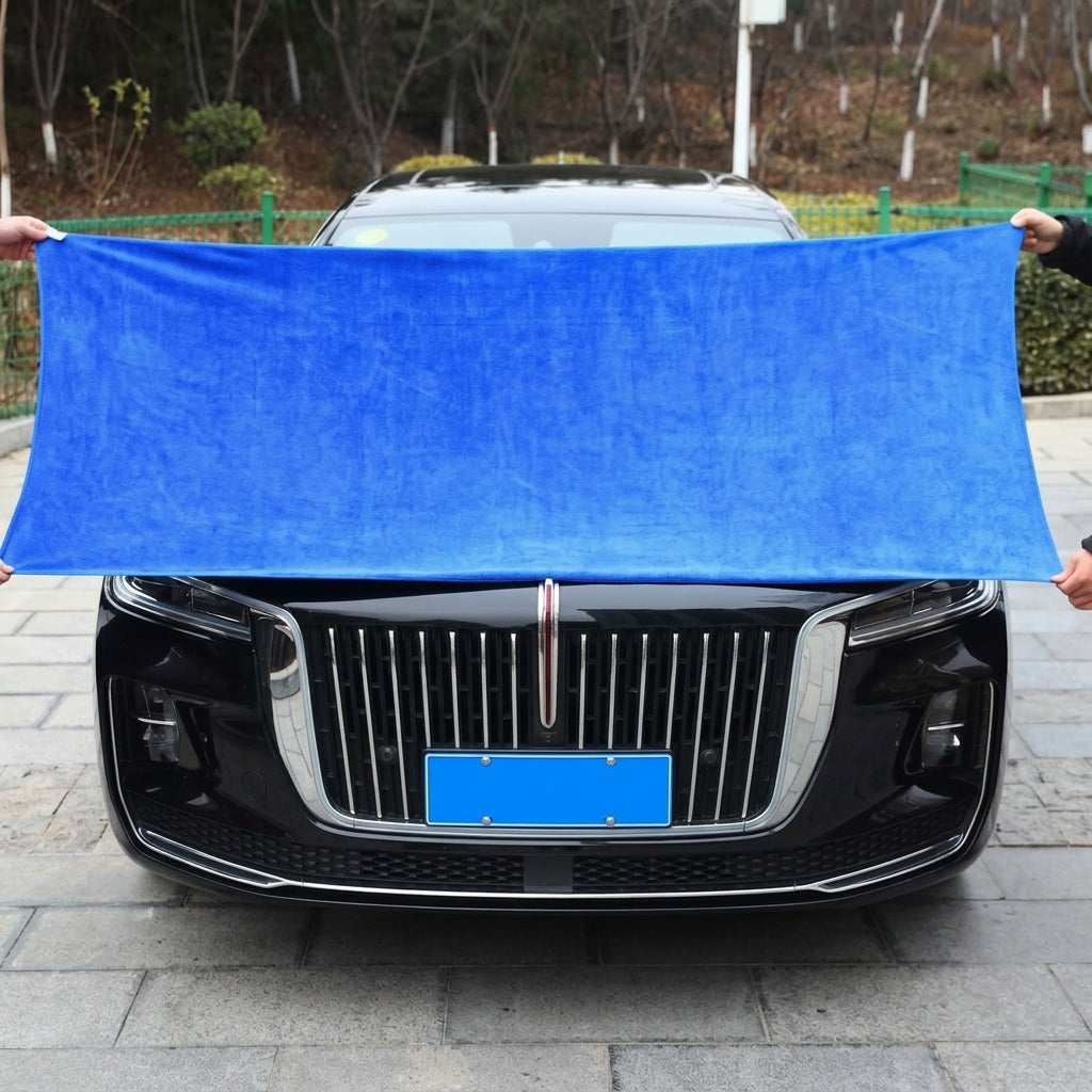 Thick Microfiber Towel and Microfiber Cloths, 35cm x 75cm Microfiber Towel, Magic Wipe Cloth for Car Wash, Plush No-Shed Super-Absorbent Drying