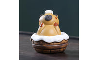 Capybara in Bath Statue Hand-Painted Capybara Tea Pet Ornament Tabletop Decoration for Home Decor, Office Desk