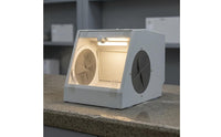 Transparent Viewing Window Oral Sandblasting Box Built-in Lamp Dustproof Sandblasting Box Glove Ports Dustproof Cabinet Filter System