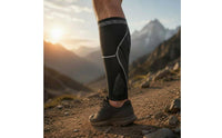 Breathable Calf Sleeve Elastic Shin Guard Sleeve Lightweight Sports Protection Anti-Slip for Men, Women, Basketball, Soccer, Running, Hiking