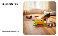 Interactive Pet Feeder Easy to Clean Press-Activated Slow Feeder