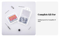 No Disassembly Needed Screw-in Tire Plug Quick and Quick Repair Screw-in Tire Plug Set Wide Compatibility Puncture Repair Kit Multi-Size Plugs for Motorcyclists, Motorcycle Riders, Car Owners, Roadside Emergency, Garage, Away from Paved Roads-Roading