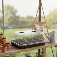 Good Drainage 40 Cell Seedling Tray with Dome Reusable Mini Greenhouse Starter Kit Long-Lasting Plastic Gardening Supplies for Gardeners