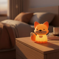 Rechargeable Animal Night Light Touch Control Animal Nightlight Cute Silicone Night Light Portable for Nightstand