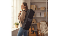 Hard-Shell Saxophone Case with Backpack Straps Lightweight Saxophone Case Portable Compact for Saxophonists, Students, Travel, Rehearsal