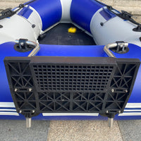 Inflatable Boat Motor Bracket Reinforced Boat Motor Mounting Bracket Watercraft Accessory Grid-Style Ribbed