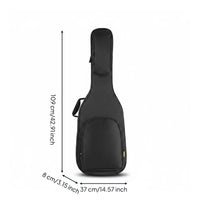 Electric Guitar Gig Bag Oversized Zippers Padded Electric Guitar Bag Instant Access Handle Musical Equipment for Travel, Outdoor