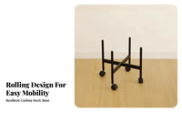 Wheeled Plant stand Movable with casters Home Furnishing Minimalist Design for Seniors