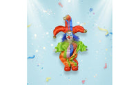 Ceramic Jester Doll Porcelain Head, Hands, and Feet Collectible Circus Clown Doll Movable Limbs House Decoration for Collectors