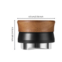 Self-Weighted Coffee Powder Distributor Professional Three-Blade Coffee Distributor Premium Espresso Distribution Tool Wooden for Baristas