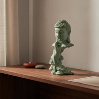 Shakyamuni Buddha Figurine Southeast Asian Design Tathagata Meditation Ornament Collectible Meditative Meditation Figure for Mindfulness Enthusiasts