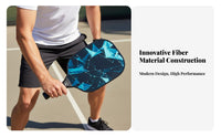 Anti-Slip Grip Pickleball Paddle Long-Lasting Rim Guard Honeycomb Core Pickleball Paddle Large Sweet Area for Children, Students