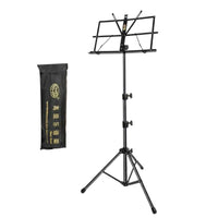 Adjustable Height Music Stand Includes Carrying Bag Foldable Music Stand Heavy Duty Musical Instrument Accessory for Performance