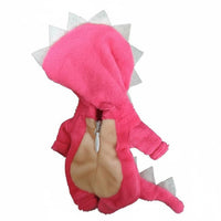OB11 Animal Outfit Handmade Dinosaur Doll Costume Zipper Closure Soft Doll Jumpsuit for Hobbyists