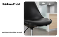 rotating Function Adjustable Lowrear Round Stool Comfortable padding Hydraulic height-adjustable Seat Ergonomic posterior supportrest Counter Chair Sturdy Base for Receptionists, Office Workers, Reception Area, Home, Salon, Bedroom