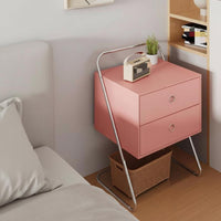 Bauhaus Aesthetic 3-Drawer Nightstand Large Capacity Drawer Cabinet with Cylindrical Frame Strong Load-Bearing Bedside Table Easy to Clean for Design Enthusiasts, Homeowners, Apartment Dwellers, Small Space, Dorm Room, Dormitory, Home Office