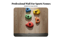 C Our Team Tomizable Configuration Artificial Rock Wall Family Fun Outdoor Climbing Wall Textured Surface Recreational Facility Professional-Grade for Climbers, Beginners, Indoor, Gymnasium, Recreation Center, Am Our Team Ement Park