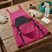 Accessible-bottomBottom Garden Harvesting Apron Quick-Release Collection Apron Reinforced Panel Roomy Pouch for Orchard, Vegetable Plot