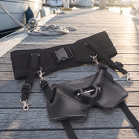 Fishing Waist Support Harness Load-Spreading Rod Fighting Harness with Waist Belt Comfortable Rod Fighting Belt for Anglers