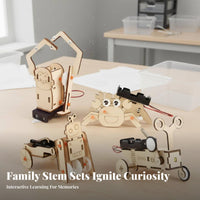 STEM Building Project Educational STEM Building Set Hands-on Electric Circuit Learning Kit for Students, Kids, Classroom Activities, Science Fair
