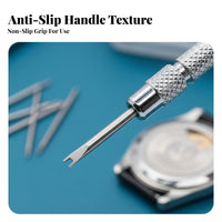 Watch Screwdriver Exact U-Shaped Screwdriver Watch Band Removal Tool Non-Slip Grip Small-Sized and Portable for Watchmakers