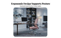 Ergonomic Rolling Chair with Flip-up Arms Height Adjustable Office Furniture Breathable spine supportrest 360-Degree rotate for Students, Teens, video game enthusiasts, Study Room, Bedroom