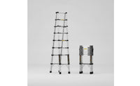 Folding Ladder Stainless Steel Folding Ladder Compact for Homeowners, Home Improvers, Home Maintenance, Garage, Closet