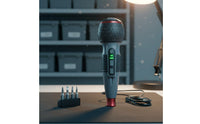 1800mAh Li-Ion Battery Handheld Shaped Electric Screwdriver Cordless Rechargeable Power Screwdriver Adjustable Rotational Force for DIY Enthusiasts, Home Repair, Furniture Assembly