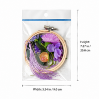 Handmade Car Decor, Embroidery Hoop Hanging Ornament 9.5×20cm, Suncatcher for Rearview Mirror, Cute Car Accessories for New Car Owners