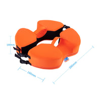 Inflatablenon-Inflatable Baby Swimming Buoy Soft Textile Cover Underarm Buoy Collar Padded Infant Swim Collar Adjustable Strap