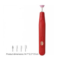 Electric Nail File Rechargeable Electric Manicure Set Battery-Powered