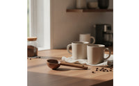 Short Handle Wooden Measuring Spoon Artisanal Walnut Measuring Spoon Compact Kitchen Utensil Comfortable Grip for Bakers, Baking