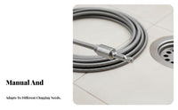 Drain Auger Versatile Flexible Drain Spring Spiral Head Plumbing Snake for Homeowners, DIY Enthusiasts, Floor Drains, Drainage Downspouts