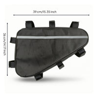 Triangular Cycle Bag Strap-on Bike Triangle Storage Bag for Commuters