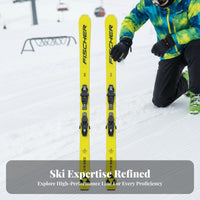 peak-wide Carving Skis Intermediate Level frosty recreation Equipment adaptable descent Boards for Recreational Skiers, Men, Groomers, powder, away from-Piste