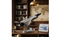 1:100 Scale J-20 Fighter Jet Model Die-Cast J-20 Model Aircraft Alloy Stealth for Aviation Enthusiasts, Collectors, Home Decor, Office