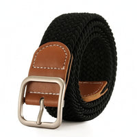 Braided Elastic Belt Comfortable Braided Stretch Belt Stylish Soft for Jeans, Everyday Wear
