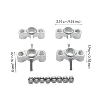 4 Pieces RC Steering Cup Upgrade RC Steering Block Accurately Crafted Car Part for Hobbyists