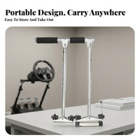 Aluminum Alloy Hand Control Device Adjustable Frame Car Hand Controls Padded Grip Disabled Driver Control Mounting Points