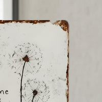 Gift Idea Hope Flower Hope Sign Distressed Finish Hope Flower Wall Sign