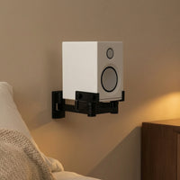 Speaker Wall Mount Bracket Rotating Speaker Bracket with Adjustable Arm Heavy-Duty Stable for Audiophiles, Home Theater