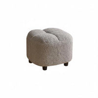 Multi-Functional Upholstered Pouf Soft Texture Footrest High-Density Foam Ottoman Lightweight for Homeowners, Adults, Students, Living Room, Entryway, Small Areas, Bedroom