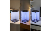 Dustproof Action Figure Display Case Transparent Model Display Box High Transparency Lighted for Collectors