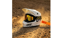 Motocross Helmet with Goggles Multi-Ventilated Dirt Bike Helmet with Goggles Breathable Lightweight for Riders, Downhill Biking