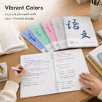 B5 Loose-Leaf Notebook for Middle and High School Students, Thickened Subject-Specific Workbooks
