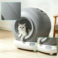 Cat Litter Box with App Control Smart Self-Cleaning Litter Box Pet Supply Low-Noise Quiet for Cats, Home, Living Room
