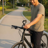 Ball-Joint Two-Wheeler Light Mount 360-Degree Rotation Bike Light Mount Multi-Angle Adjustable Universal Flashlight Holder