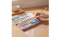 Watercolor Paint Set 90-Color Watercolor Paint Set with Paintbrush Highly Pigmented for Artists